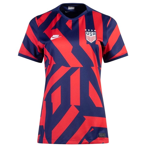 Camiseta Estados Unidos Segunda Equipo Mujer 2022 Rojo